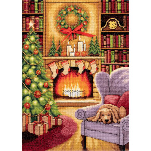 Panna counted cross stitch kit "Cosy Evening",...