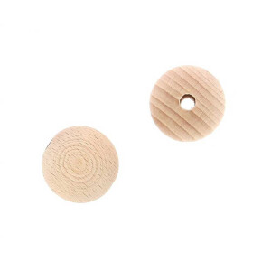 Hoooked Macrame Wooden beads outer diameter 30mm, 2 pcs