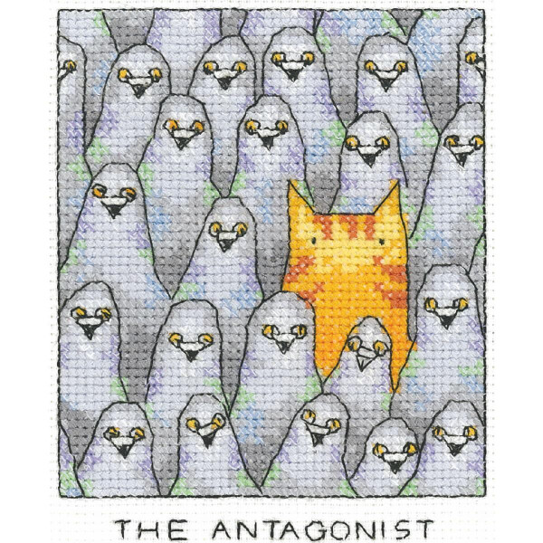 Heritage Cross Stitch counted Chart "The Antagonist", SHTA1421-C