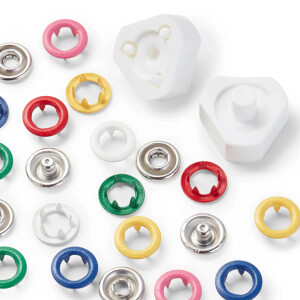 Prym Love Set bottoni automatici Jersey, 8mm, in 6 colori