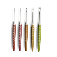 Prym крючки для вязания набор состоит из 5 крючков для вязания крючком prym.ergonomics, 3,5-6,0мм., пластик
