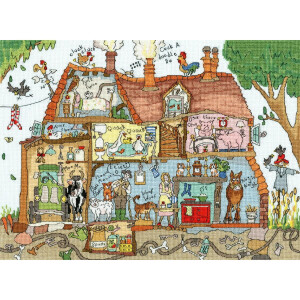 Bothy Threads counted cross stitch kit "Cut Thru Old...