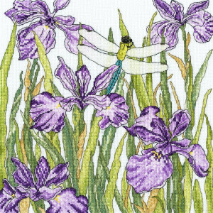 Bothy Threads Set punto croce "Iris Garden",...