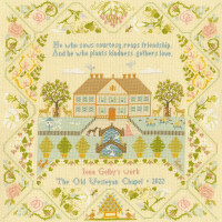 Bothy Threads counted cross stitch kit "Bee Hive", XS16, 43x43cm, DIY
