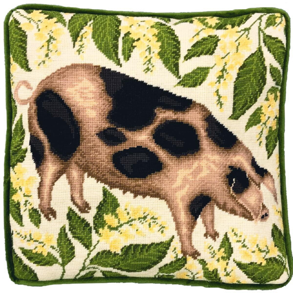 Bothy Threads Set di cuscini da ricamo "Tapestry with Old Stains", disegno di ricamo prestampato, tap9, 36x36cm