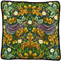 Bothy Threads Set di cuscini da ricamo "Autumn Stare Tapestry", disegno di ricamo prestampato, tktb3, 36x36cm