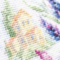 Magic Needle Zweigart Edition counted cross stitch kit "Mountain Lavender", 15x21cm, DIY