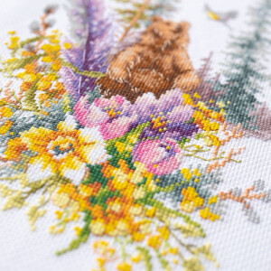 Magic Needle Zweigart Edition counted cross stitch kit "Spring Forest Spirit", 17x27cm, DIY