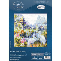Magic Needle Zweigart Edition counted cross stitch kit "Happy Morning", 30x30cm, DIY