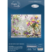 Magic Needle Zweigart Edition counted cross stitch kit "White Night Romance", 32x25cm, DIY