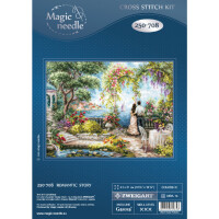 Magic Needle Zweigart Edition Kit de point de croix "Histoire romantique", modèle à compter, 41x31cm