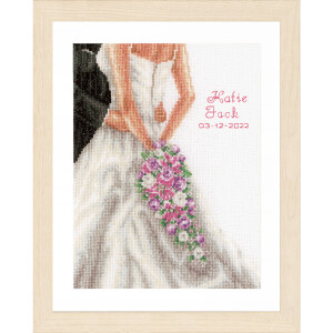 Vervaco counted cross stitch kit &quot;Wedding...