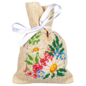 Vervaco herbal bags counted cross stitch kit "Spring...