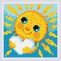 Riolis diamond mosaic kit "Sunshine", 10x10cm, DIY