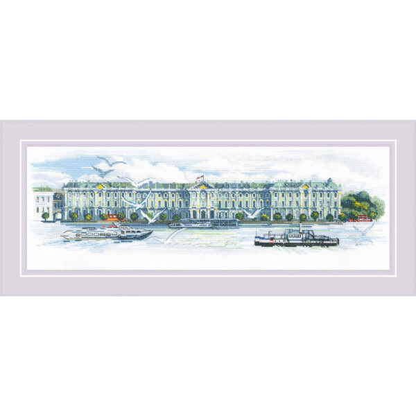 Riolis Kruissteekset "Winter Palace", telpatroon, 65x22cm