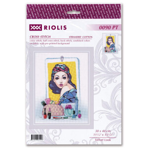 Riolis counted cross stitch kit "Velvet Look",...