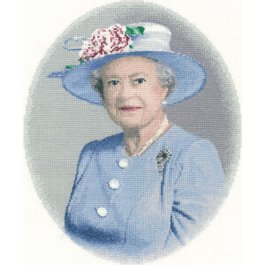 Heritage counted cross stitch kit Aida "Queen...