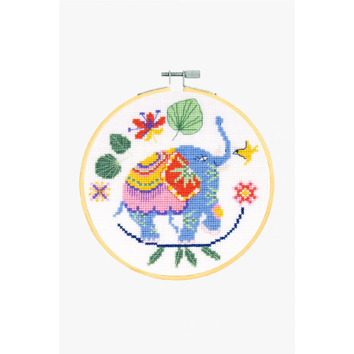 DMC counted cross stitch kit with hoop "Blue...