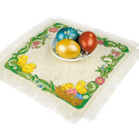 Riolis counted cross stitch kit "Easter Table Topper", 27x27cm, DIY