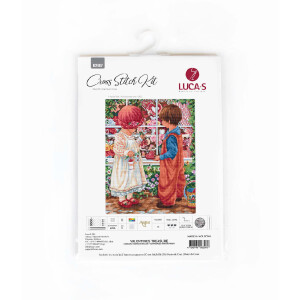 Luca-S counted cross stitch kit "Valentines...