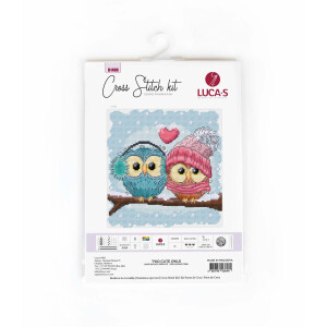 Luca-S counted cross stitch kit "Two Cute...