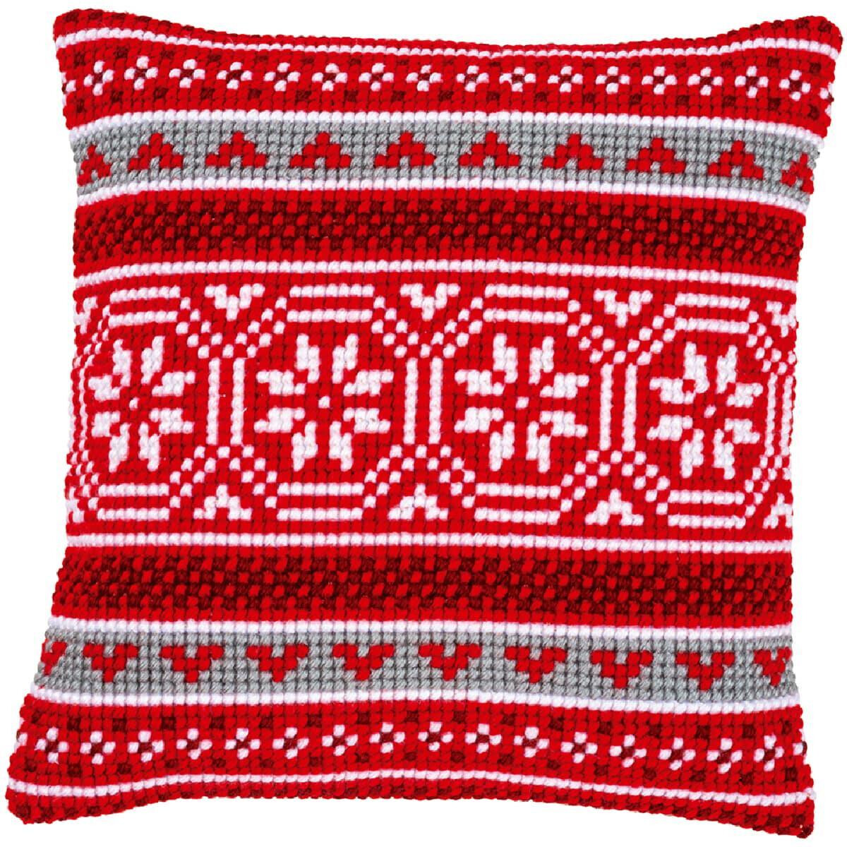 Подушка для вышивания крестом Vervaco "Christmas...
