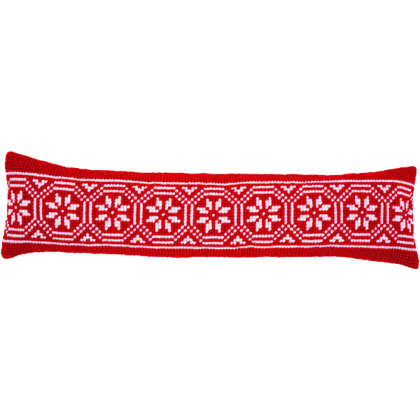 Vervaco Draught Stopper Набор для вышивания крестом "Christmas Crystal Motif II", дизайн вышивки предварительно нарисован, 80x20 см