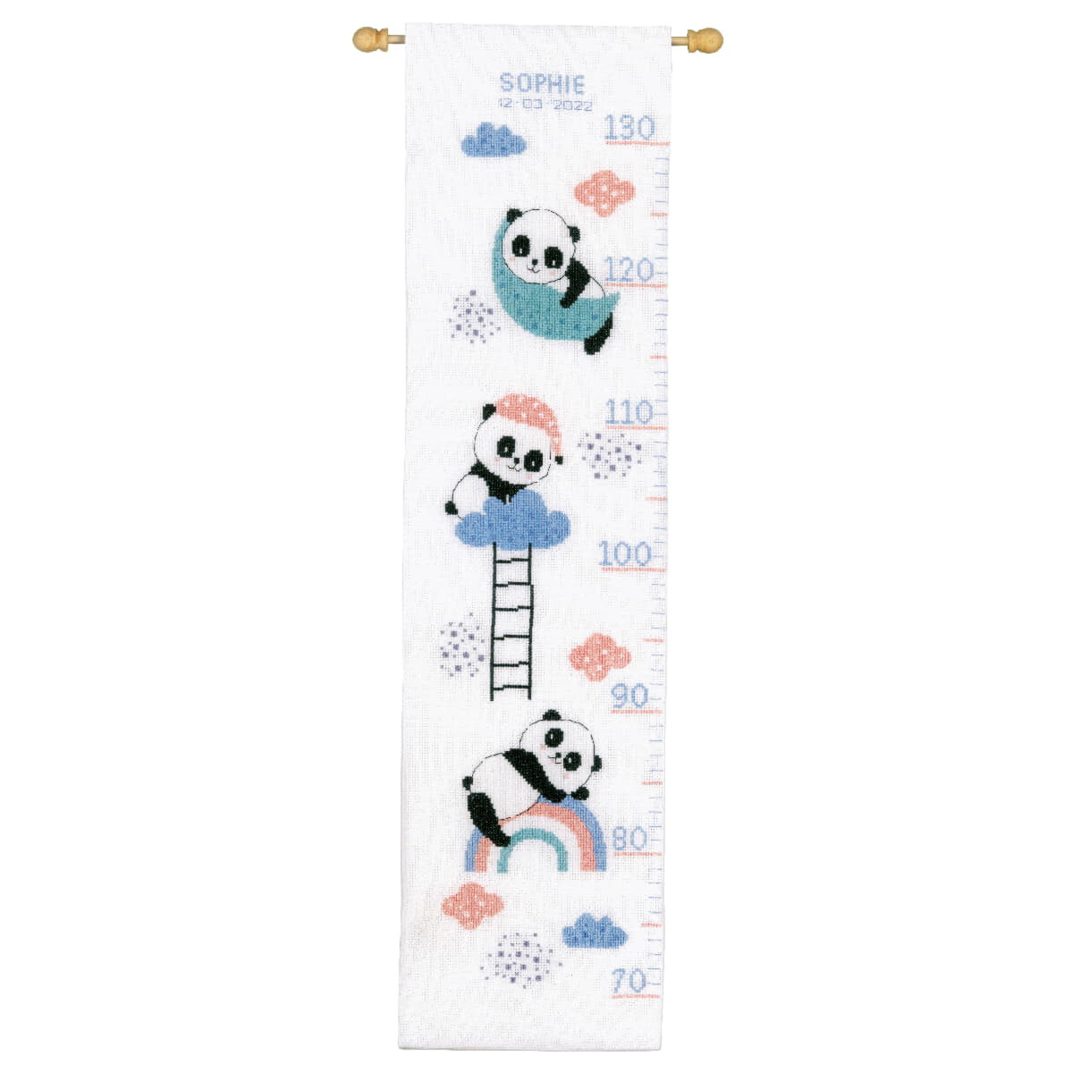 Vervaco counted cross stitch kit# "Panda Bears go to...