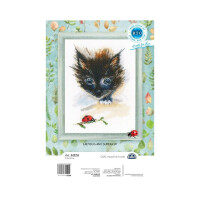 RTO counted cross stitch kit "Ladybug and Super-Cat", 11,5x15,5cm, DIY