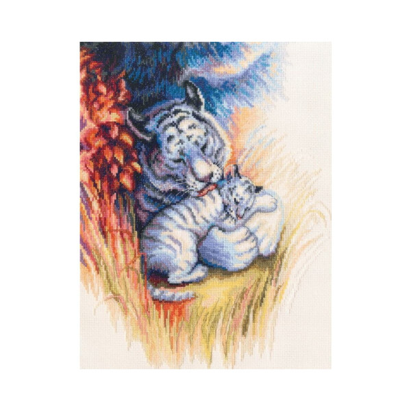 RTO counted cross stitch kit "Once you will grow up and become strong", 22,5x29,5cm, DIY