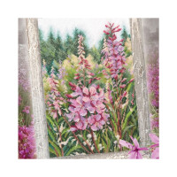 RTO counted cross stitch kit "Raspberry candles of Willowherbs", 17x24,5cm, DIY