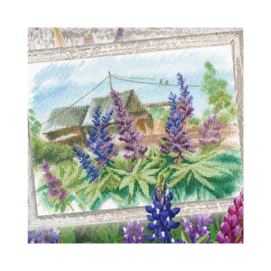 RTO counted cross stitch kit "In the Countryside", 27x20,5cm, DIY