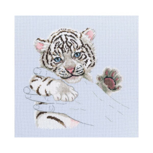 RTO counted cross stitch kit "Warmth in palms", 24x23,5cm, DIY