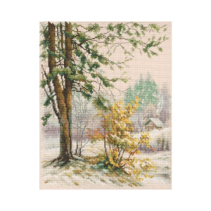RTO counted cross stitch kit "The winter has...