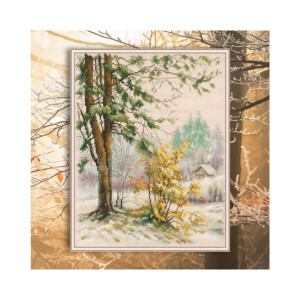 RTO counted cross stitch kit "The winter has come", 24x30,5cm, DIY
