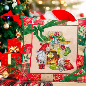Magic Needle Zweigart Edition counted cross stitch kit "Waiting for Christmas", 22x22cm, DIY