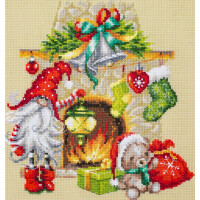 Magic Needle Набор для вышивания крестом "В ожидании Рождества", счетная схема, 22х22 см