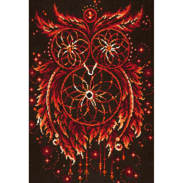 Magic Needle Набор для вышивания крестом "Пламя души", счетная схема, 29x40 см