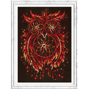 Magic Needle Zweigart Edition Kruissteekset "Vlammen van de ziel", telpatroon, 29x40cm