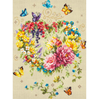 Magic Needle Zweigart Edition counted cross stitch kit "Tenderness of your Heart", 26x34cm, DIY