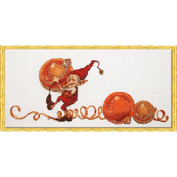 Nimue Cross Stitch counted Chart "1, 2, 3,,, Christmas!", 150G
