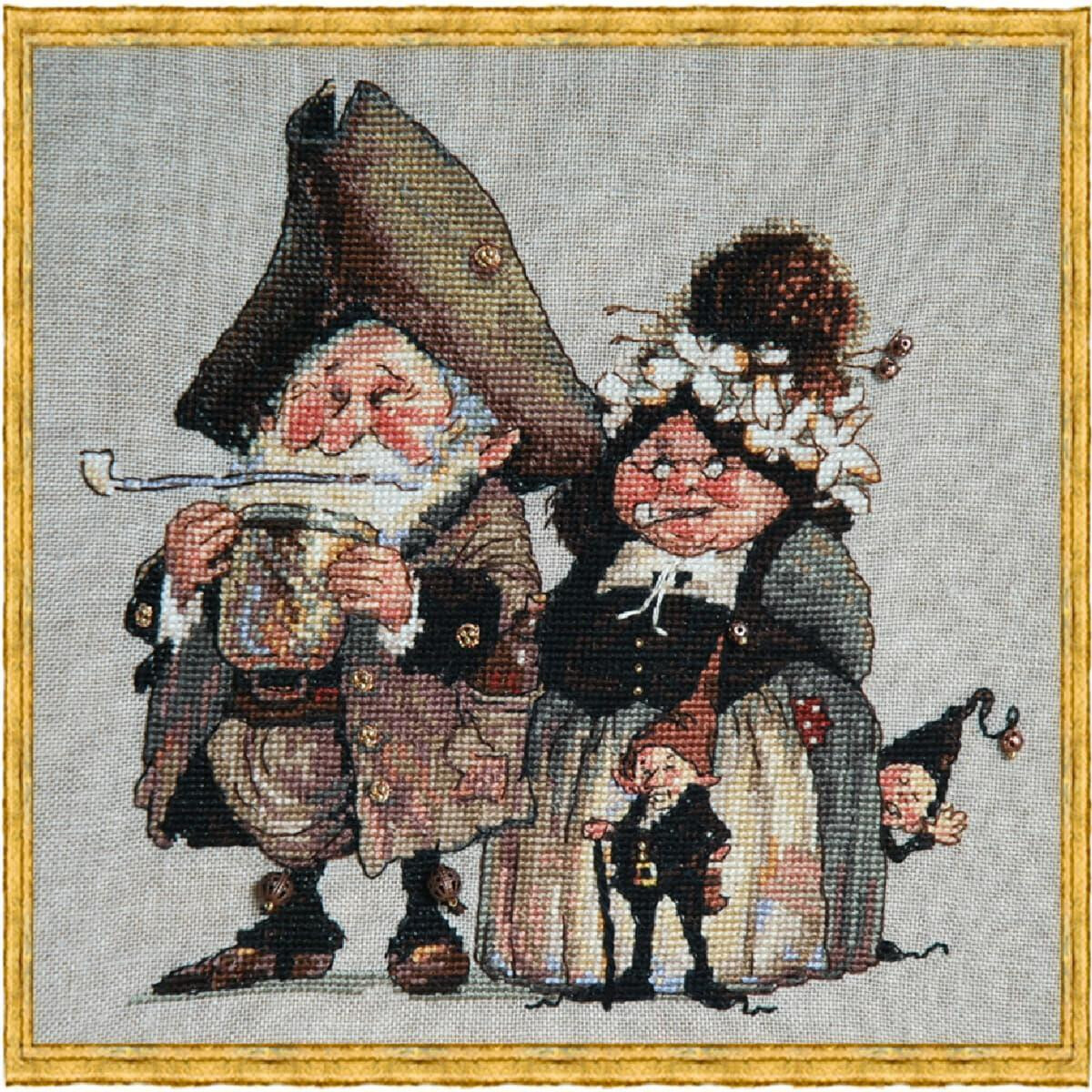 Nimue Cross Stitch counted Chart "Moonshiners",...