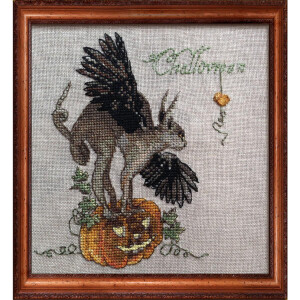 Nimue Cross Stitch counted Chart "Challoween",...
