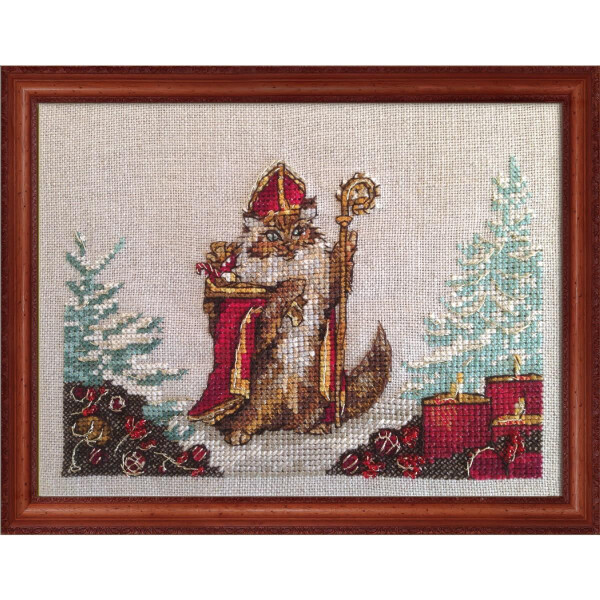 Nimue Cross Stitch counted Chart "Chat Nicolas", 144G