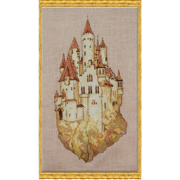 Nimue Cross Stitch counted Chart "Suspended Castle", 122G