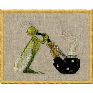 Nimue Cross Stitch counted Chart "The Pipe", 4G