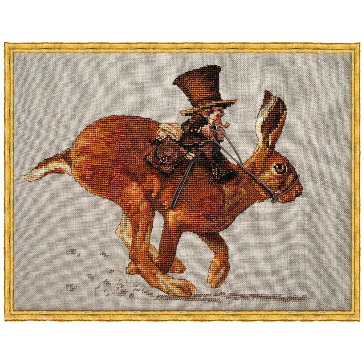 Nimue Cross Stitch counted Chart "The Hare and the...