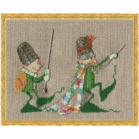 Nimue Cross Stitch counted Chart "Mic & Mac : The Parade", 37G