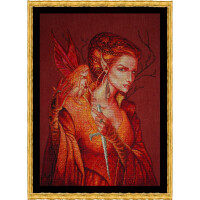 Nimue kruissteek papieren gravure sjabloon "Fairy Queen", 107g