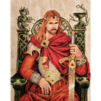 Nimue kruissteek papiertelling sjabloon "Koning Arthur", 174g